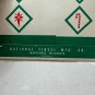 25 Christmas Stencil Designs By National Tinsel Mfg. Co. Made In USA Pre-Owned