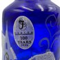 Fenton Art Glass Hand-Painted Cobalt Blue Glass Bell 2005 Christmas Scene Winter