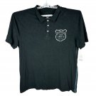 American Fighter Mens Baltimore Polo Shirt Vintage Black 3XL Cotton Blend