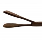 Vintage Wooden Salad Tongs Hinged Wood Serving Utensil For Kitchen Or Dining Use