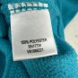Massini Womens Plus Size 16W Teal Full Zip Hooded Jacket Lightweight Knit