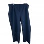 Alfred Dunner Women’s Navy Blue Pull-On Pants Size 20W Polyester Stretch Made In