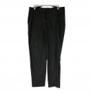 Zara Woman Black & Gray Houndstooth Pants Medium Slim Fit Made In Spain Stylish