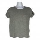 Levis Gray Crew Neck Pocket T-Shirt Mens Small Slim Fit Casual Short Sleeve