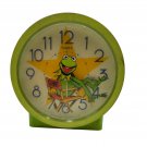 Vintage 1982 Timex Kermit The Frog Alarm Clock Green Plastic Case Working Condit
