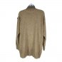Anthropologie Womens Button-Shoulder Knit Sweater Tan Medium Cozy Fit