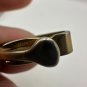 Vintage Hickok Gold Tone Letter P Tie Bar Clip With Box