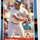 1988 Donruss - Sam Horn #498 7 Lines of Text on Back (RC)
