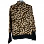 Rachel Zoe Womens Leopard Print Zip-Up Jacket - Size M