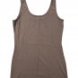 Maurices Womens Brown Tank Top S Sleeveless Stretch Cotton Blend Casual Basics