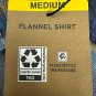 Eddie Bauer Mens Medium Insignia Blue Canyon Plaid Flannel Shirt