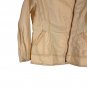 Maurices Womens Size Large Peach Twill Jacket Asymmetrical Zip Front