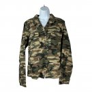 Sanctuary Camo Jacket Womens Medium Button-Up Lightweight Long Sleeve