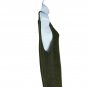 Lou & Grey Womens Olive Green Knit Tank Dress Small Cotton & Polyester