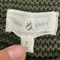 Lou & Grey Womens Olive Green Knit Tank Dress Small Cotton & Polyester