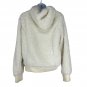 Empyre Women's Fuzzy Full Zip Hooded Jacket Size M White