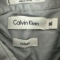 Calvin Klein Boys Dress Shirt Size 18 Sateen 60% Cotton/40% Polyester