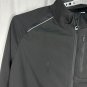 Fila Sport Mens Black Jacket XL Full-Zip Polyester Lightweight Activewear