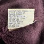 Fitz Wright XL Brown Full Zip Jacket With Acrylic Backing Lightweight Outerwear
