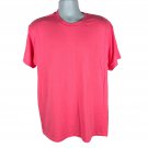 Gildan DryBlend T-Shirt Unisex Size Large Pink Cotton/Polyester
