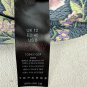 Topshop Womens Floral Ruffle V-Neck Dress Size US 8 Polyester