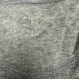 Calvin Klein Womens Heather Gray V-Neck Hooded Sweater Front Pockets Size XL