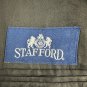 Stafford Mens Suit Jacket 46L Classic Fit 2 Button Wool Blend Charcoal Gray