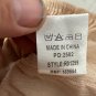Bluivy Womens Size Large Beige Off-Shoulder Dress 100% Cotton