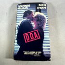 D.o.a. VHS Tape Rated R Touchstone 1988 Dennis Quaid Meg Ryan