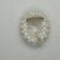 Vintage Cameo Brooch With Lace & Beaded Details
