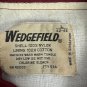 Wedgefield Mens Burgundy Snap Front Nylon Coat Large Lightweight Jacket