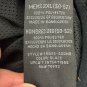 Starter Mens Black 2XL Full Zip Windbreaker Jacket Lightweight Reflective Trim