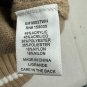 Love Tree Womens Large Cable Knit Cardigan Tan V-Neck Button-Up Sweater