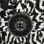 En Focus Women&acirc;��s Size16W Black & White Mini Sleeveless Dress With Beaded Detail