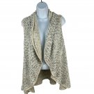 Altard State Open Front Knit Cardigan Size Small Beige & Black Altard State Open Front Knit Cardigan Size Small Beige & Black