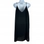 Meraki Womens Black Sleeveless Slip Dress Size Large Spaghetti Straps