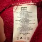 Free Country Womens Red Hooded Softshell Jacket Small Adjustable Waist Detail