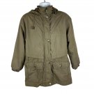 London Fog Mens Hooded Khaki Jacket Size M Nylon/Cotton London Fog Mens Hooded Khaki Jacket Size M Nylon/Cotton