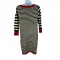 Pink Rose Striped Knit Dress With Red Accents Size L 3/4 Sleeves