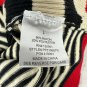 Pink Rose Striped Knit Dress With Red Accents Size L 3/4 Sleeves