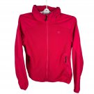 Champion Womens XL Hooded Jacket Fleece Stretch Zip Pockets Micro Fabric Pink