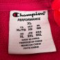 Champion Womens XL Hooded Jacket Fleece Stretch Zip Pockets Micro Fabric Pink