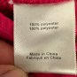 Champion Womens XL Hooded Jacket Fleece Stretch Zip Pockets Micro Fabric Pink
