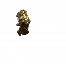 Gold-Tone Angel Pin With Faux Pearl Accents & Secure Clutch Backing