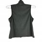 Chaps Sport Fleece Vest XL Gray Polyester Sleeveless Full-Zip Men's Outerwear