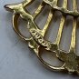 Vintage Avon Gold Tone Angel Brooch Pin With Faux Pearl & Rhinestones