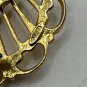 Vintage Avon Gold Tone Angel Brooch Pin With Faux Pearl & Rhinestones