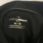 Bradley Allan Golf Polo Shirt Mens Medium Black White Striped Classic Fit