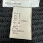 Basic Womens Black Open Front Cardigan Size Small Ribbed Texture