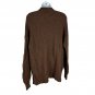 Freshman 1996 Women's Brown Cable Knit Cardigan Sweater Size S